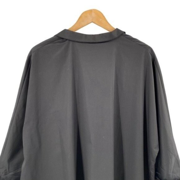 Tuckernuck NEW Black Feather Willow Collared Women's Poplin Blouse Top Size XS - Picture 9 of 13